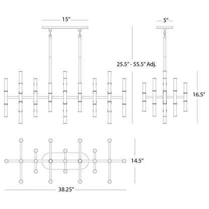 Kane Chandelier 42 Light