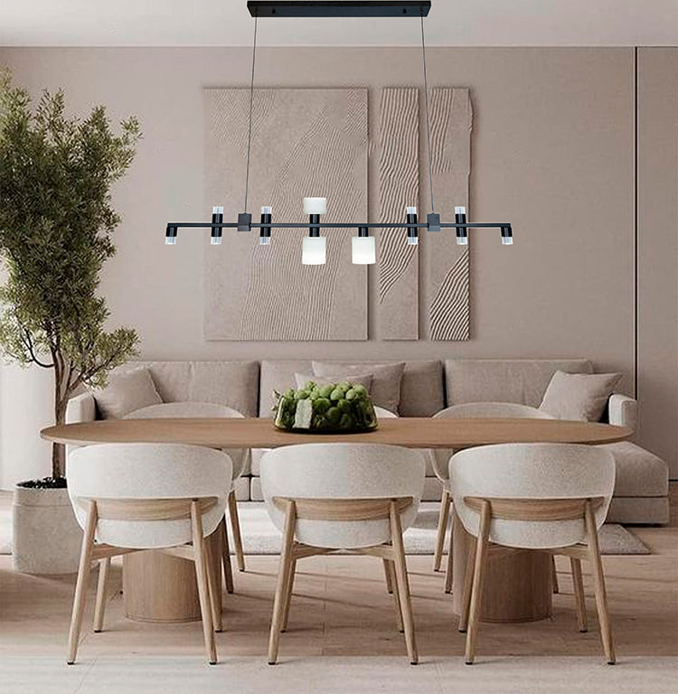 Metal & Glass LED Chandelier