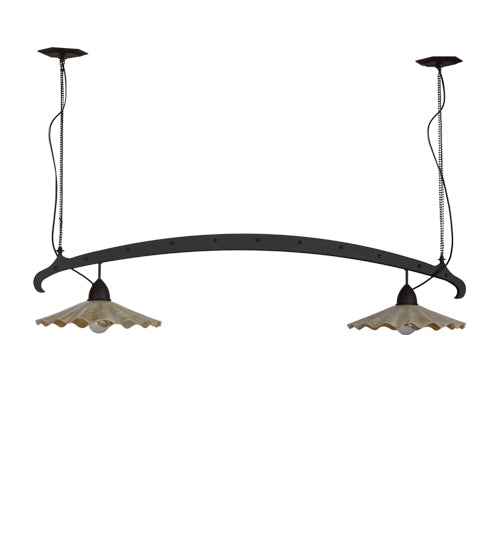 66"L Metro Fusion Galatia 2 LT Island Pendant by Meyda Lighting