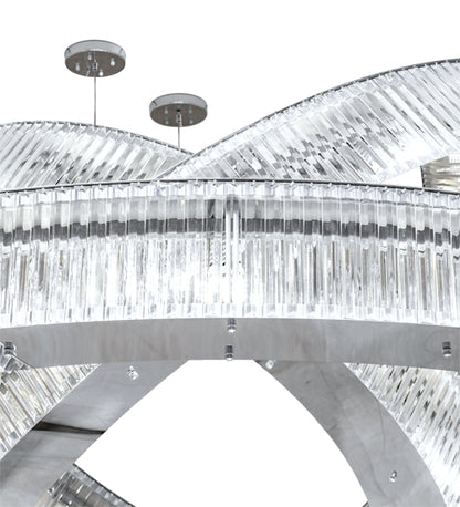 90" Wide Beckam 3 Ring Chandelier