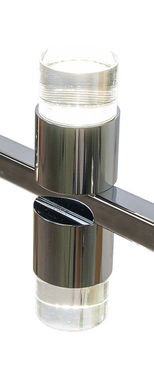 Metal & Glass LED Chandelier