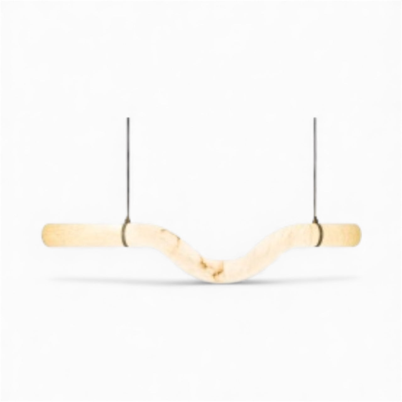 Natural Alabaster LED Chandelier