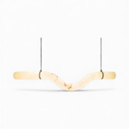 Natural Alabaster LED Chandelier