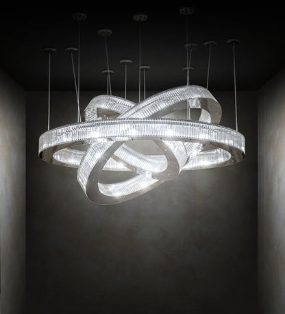 90" Wide Beckam 3 Ring Chandelier