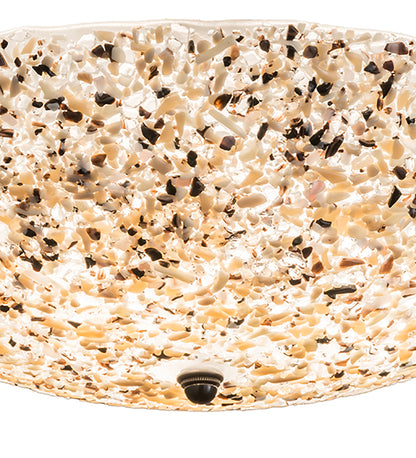 17"W Metro Fusion Rockscape Flushmount by Meyda Lighting