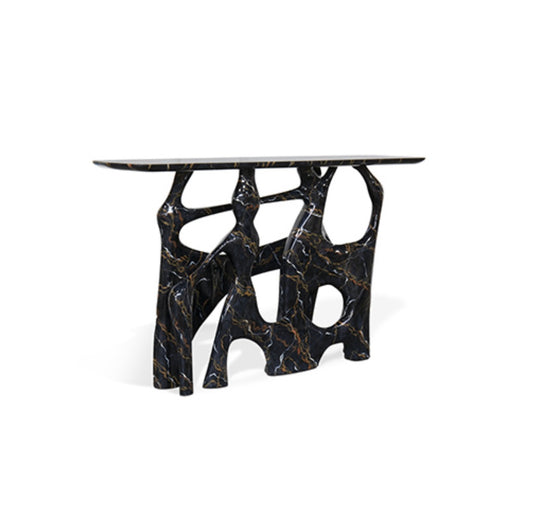 Bastei Faux Marble Console