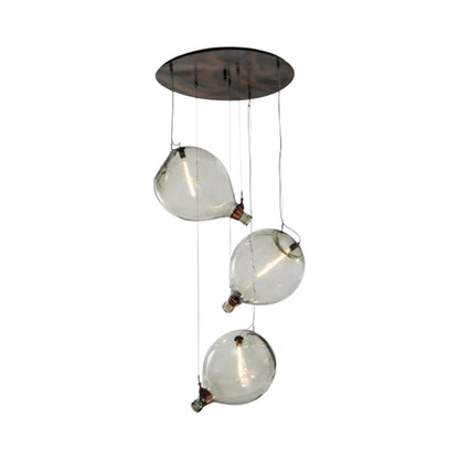 40" Wide Euri Tanta Pouring 3 LT Cascading Pendant