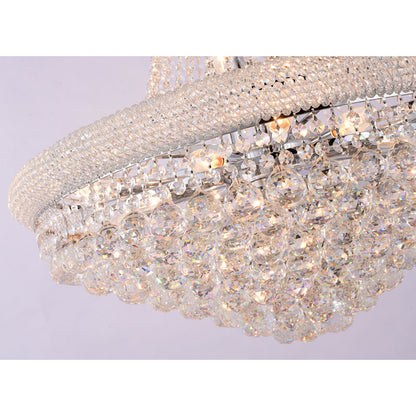 3 Tier Clear Crystal Chandelier with Crystal Balls