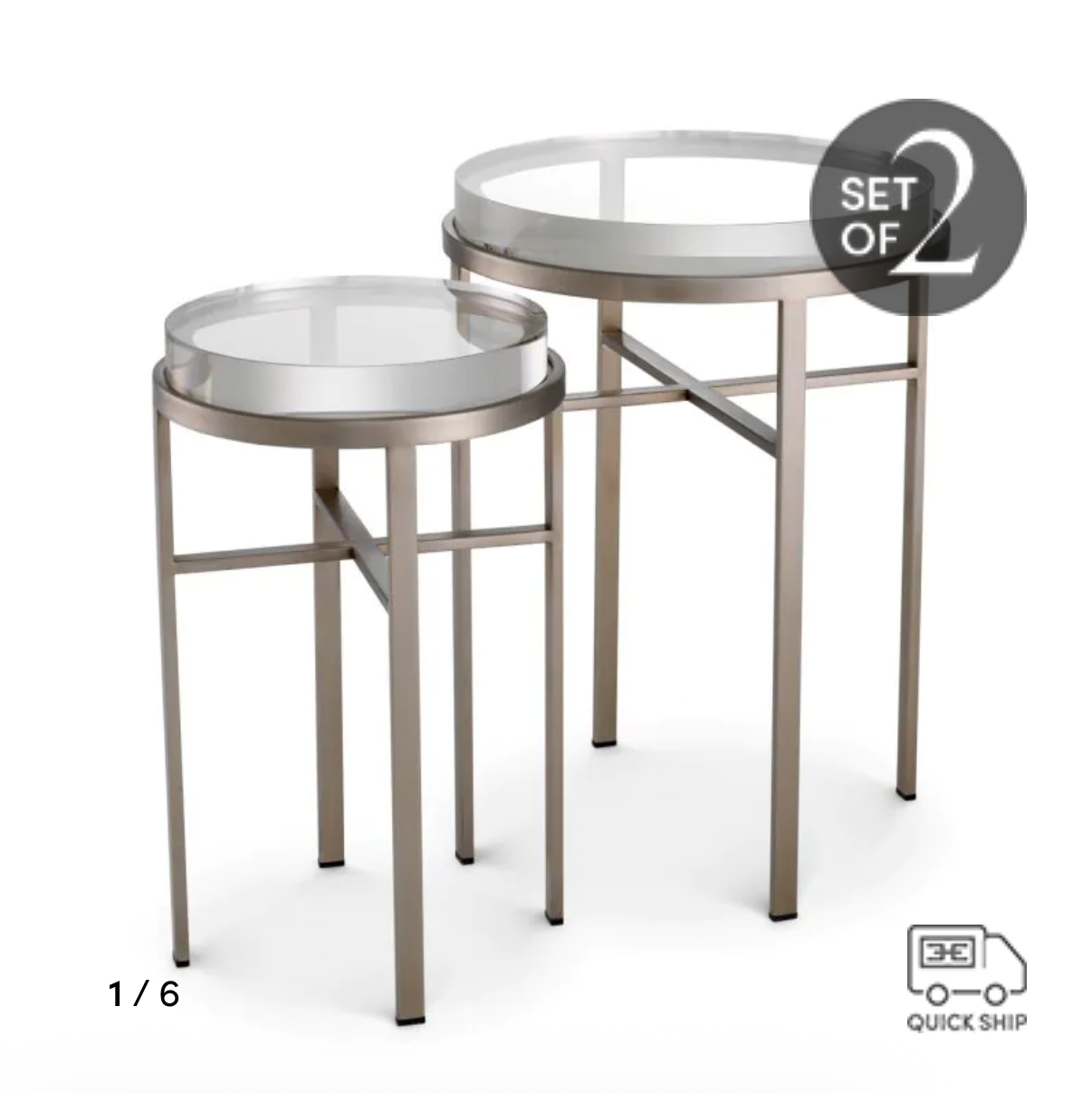 Side Table Hoxton set of 2