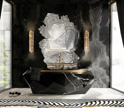 Diamond Marble Bathtub