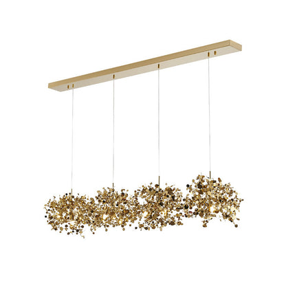 Island Light with Sparkle Confetti Pendants