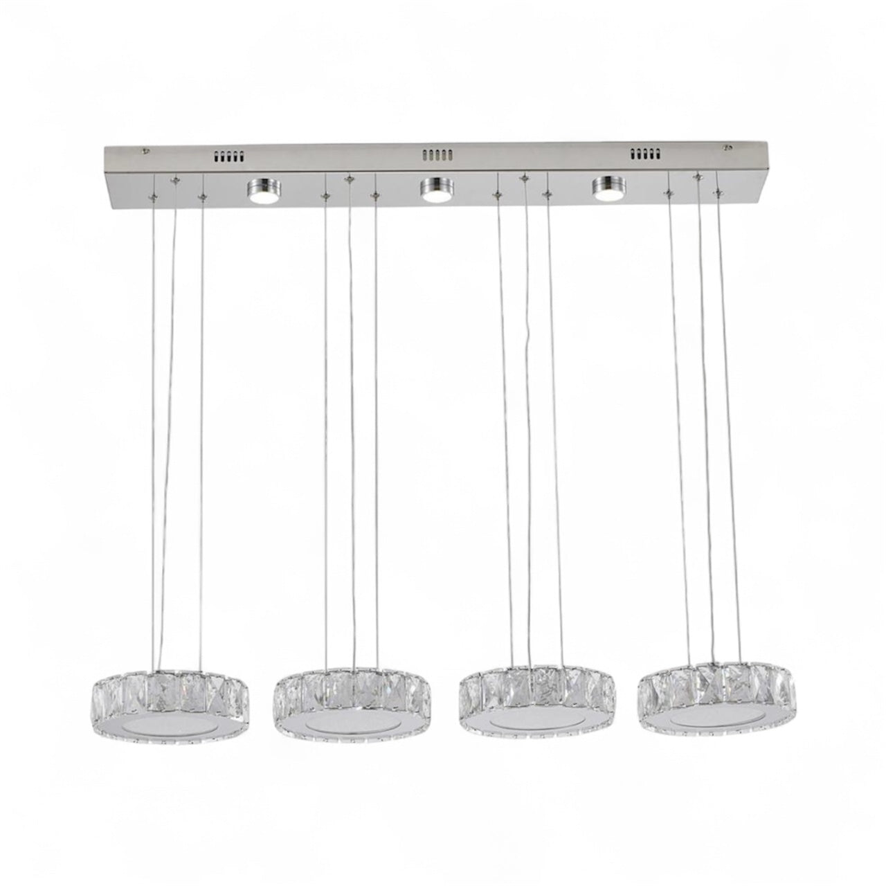 Modern Crystal Island Chandelier