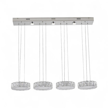 Modern Crystal Island Chandelier