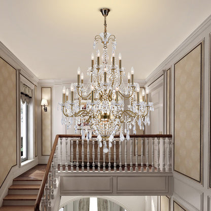 Copper 3-Tier Chandelier