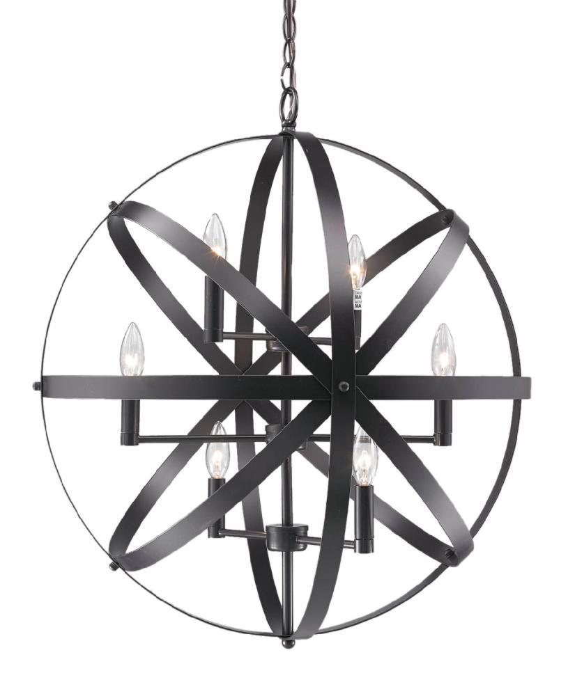 Modern 6-Light Chandelier