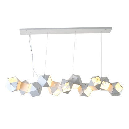 Geometric Block Chandelier