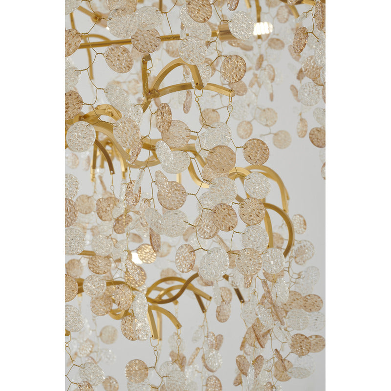 Gold Aluminum Chandelier