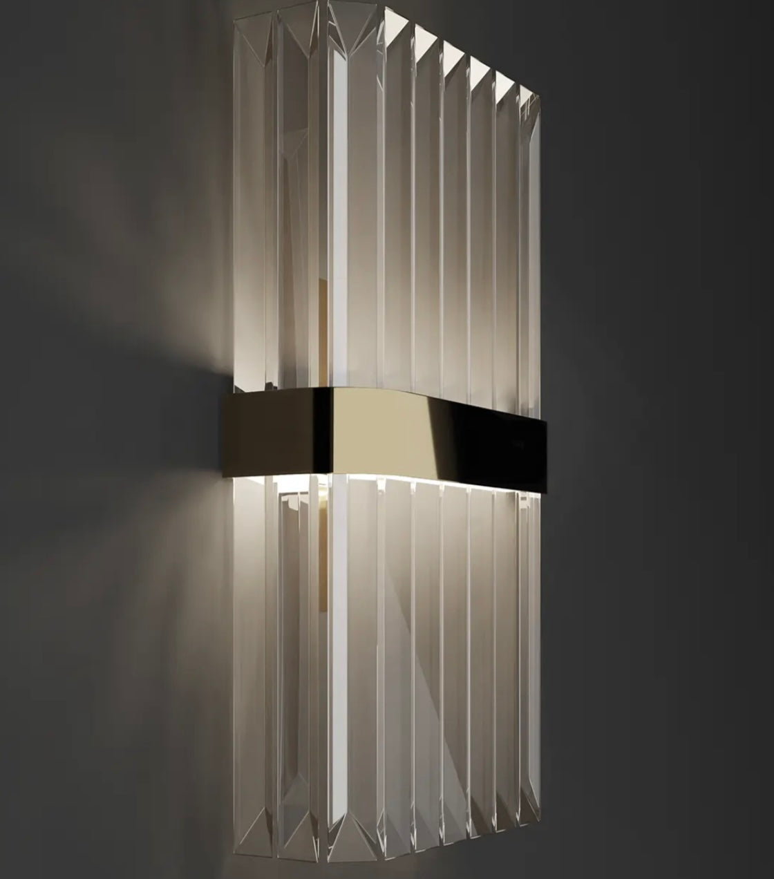 Liberty Slim Square Wall Lamp by Luxxu