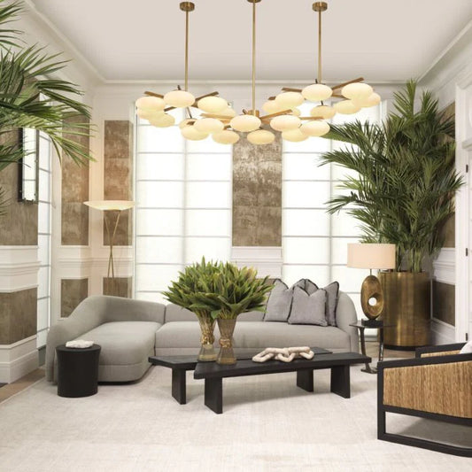 Chandelier Evergreen Double by Eichholtz