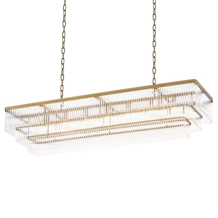 Chandelier East rectangular by Eichholtz