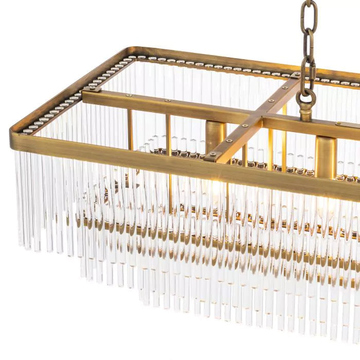 Chandelier East rectangular by Eichholtz