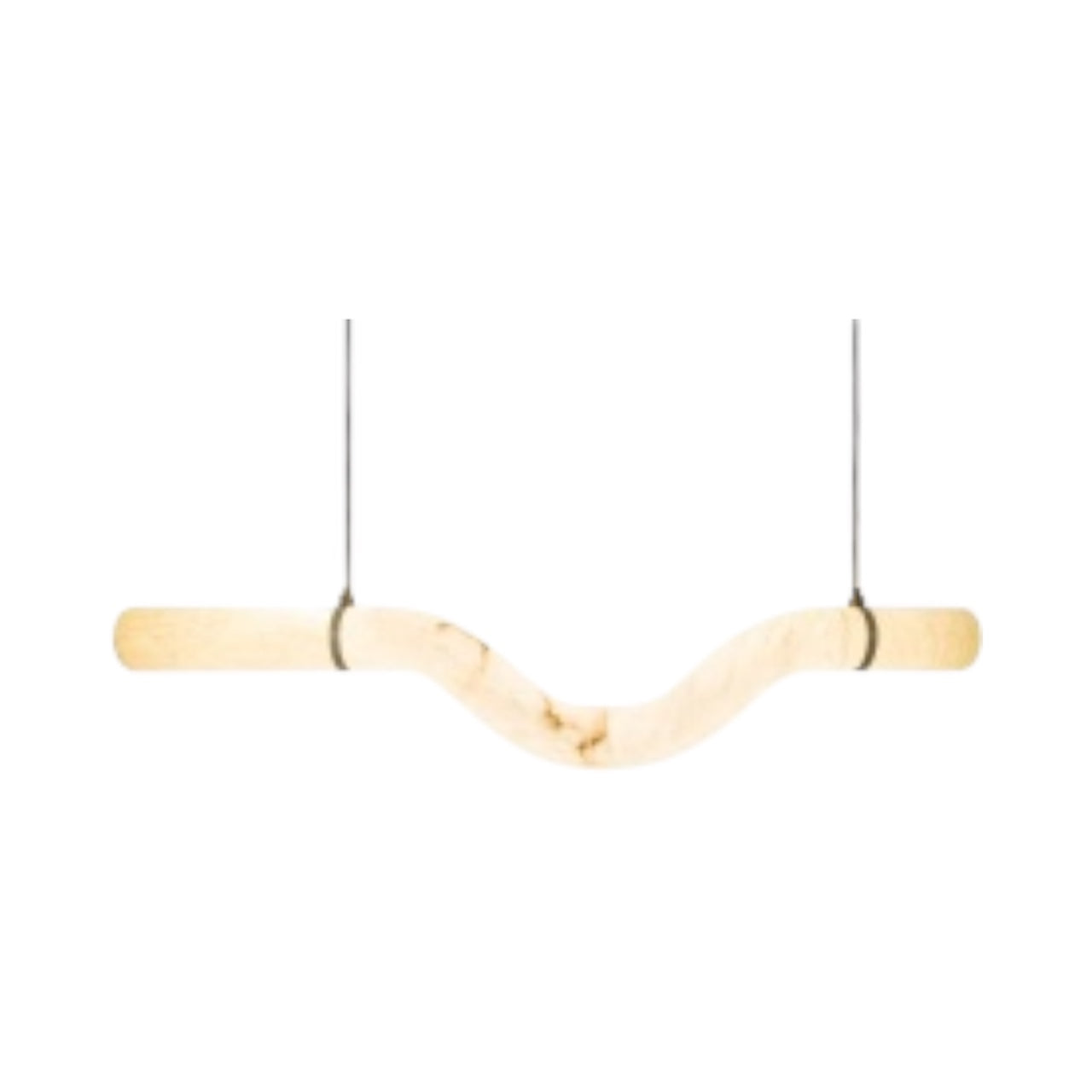 Natural Alabaster LED Chandelier