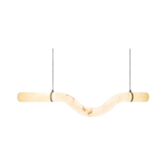 Natural Alabaster LED Chandelier