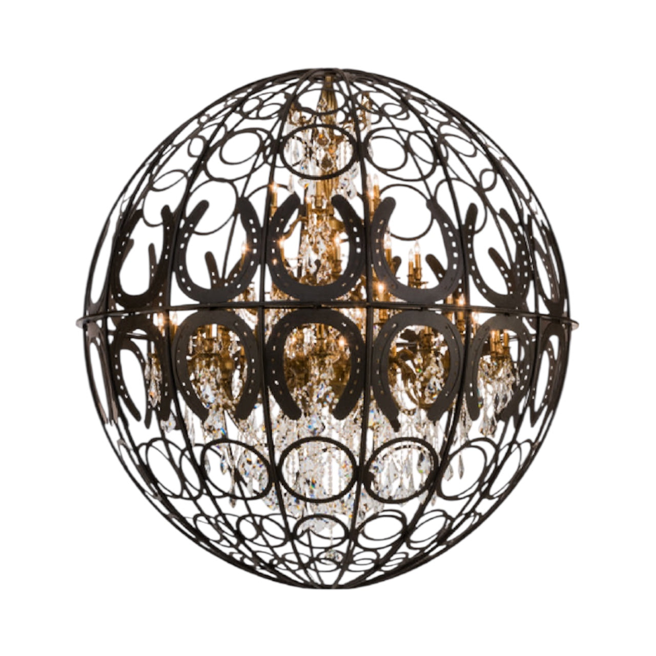 70" Wide Equestriana Crystal Chandelier