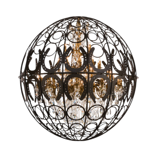 70" Wide Equestriana Crystal Chandelier