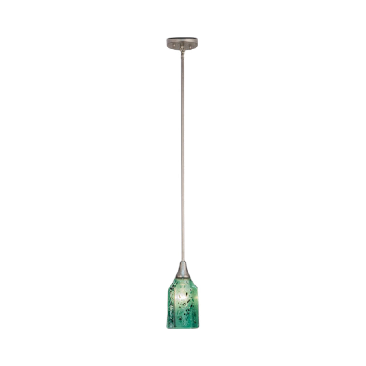 4"Sq Metro Fusion Seaglass Draped Pendant by Meyda Lighting