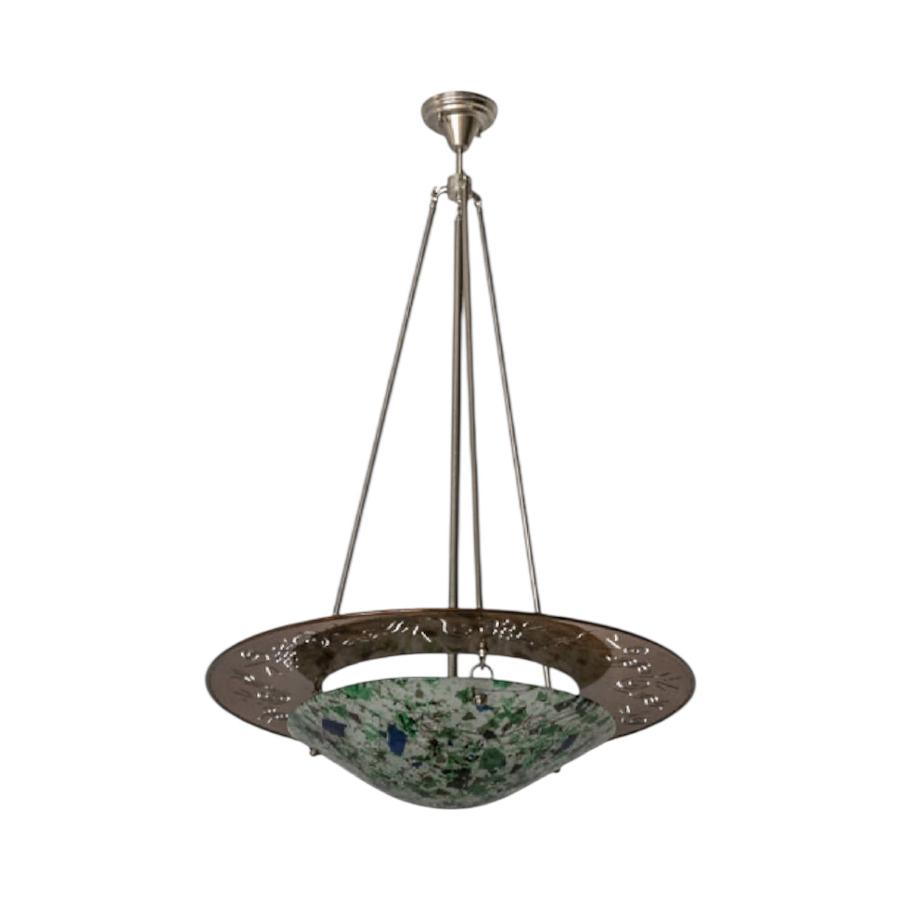 Celestial Fused Glass Pendant | 48" High