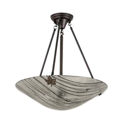 Branches Fused Glass Ceiling Fixture | 24" High