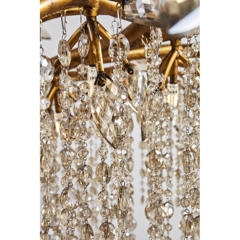 Antique Silver Branch Chandelier
