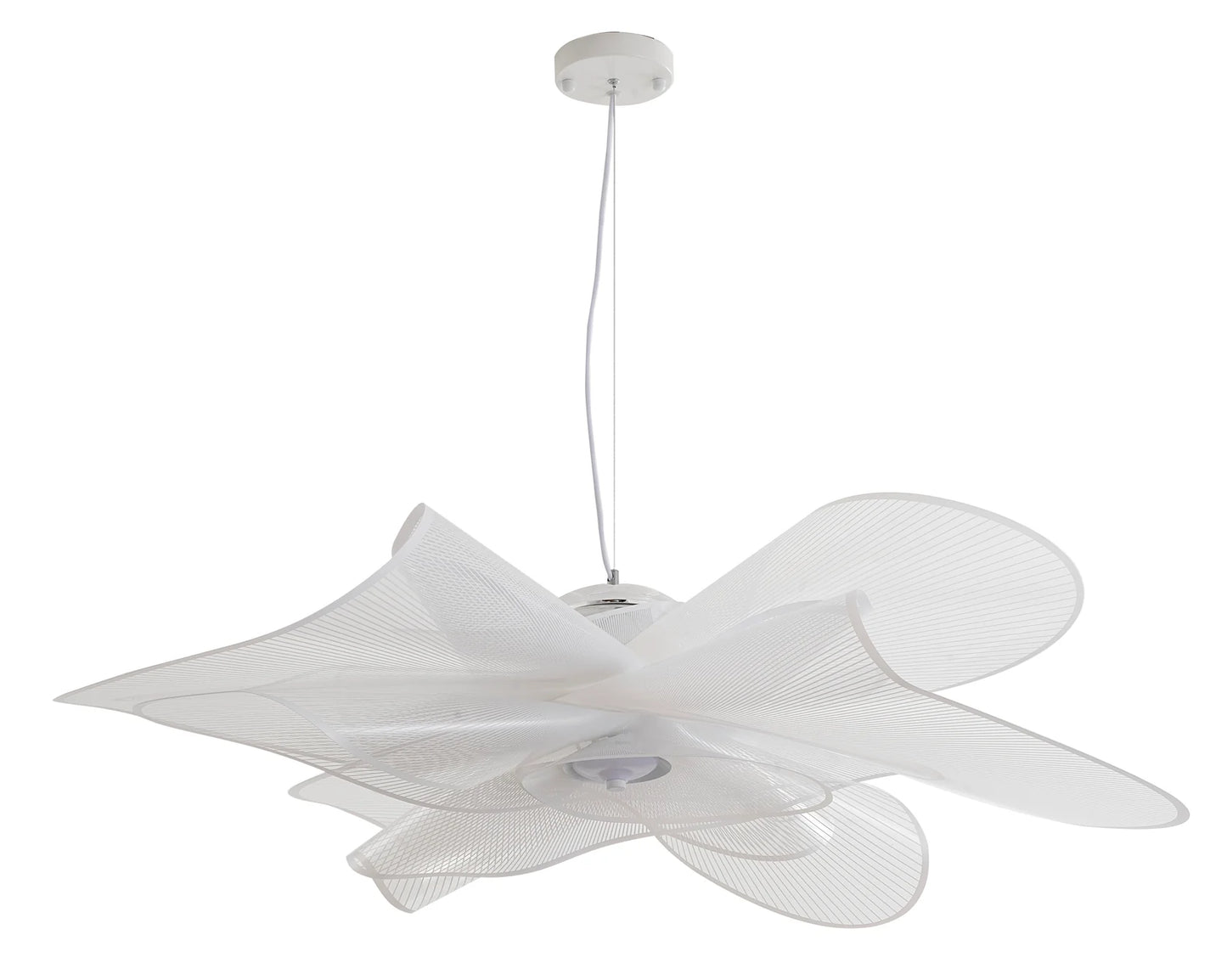 White Net LED Chandelier