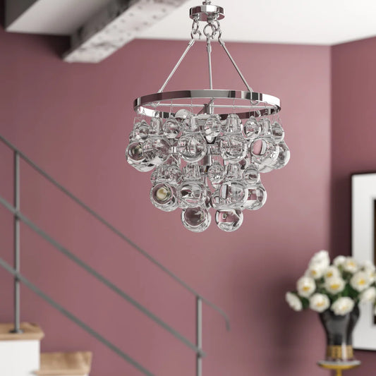 Bling Pendant Polished Nickel/Antique Brass