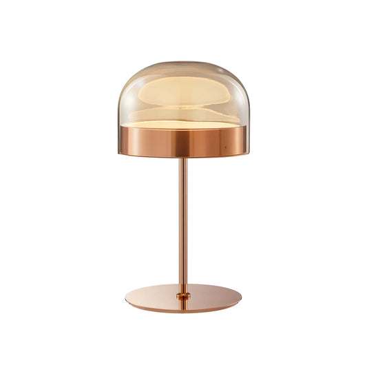 Iron And Champagne Glass Table Lamp