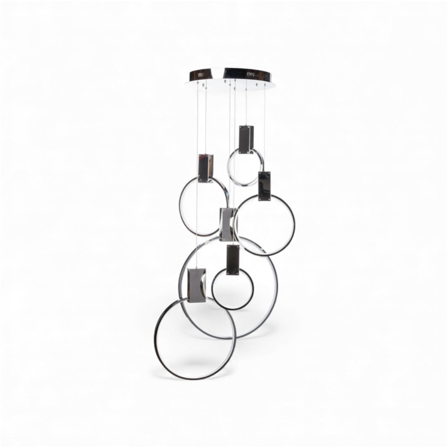 Hong Kong LED Circular Chrome Chandelier