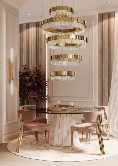 Empire Slim V Chandelier by Luxxu
