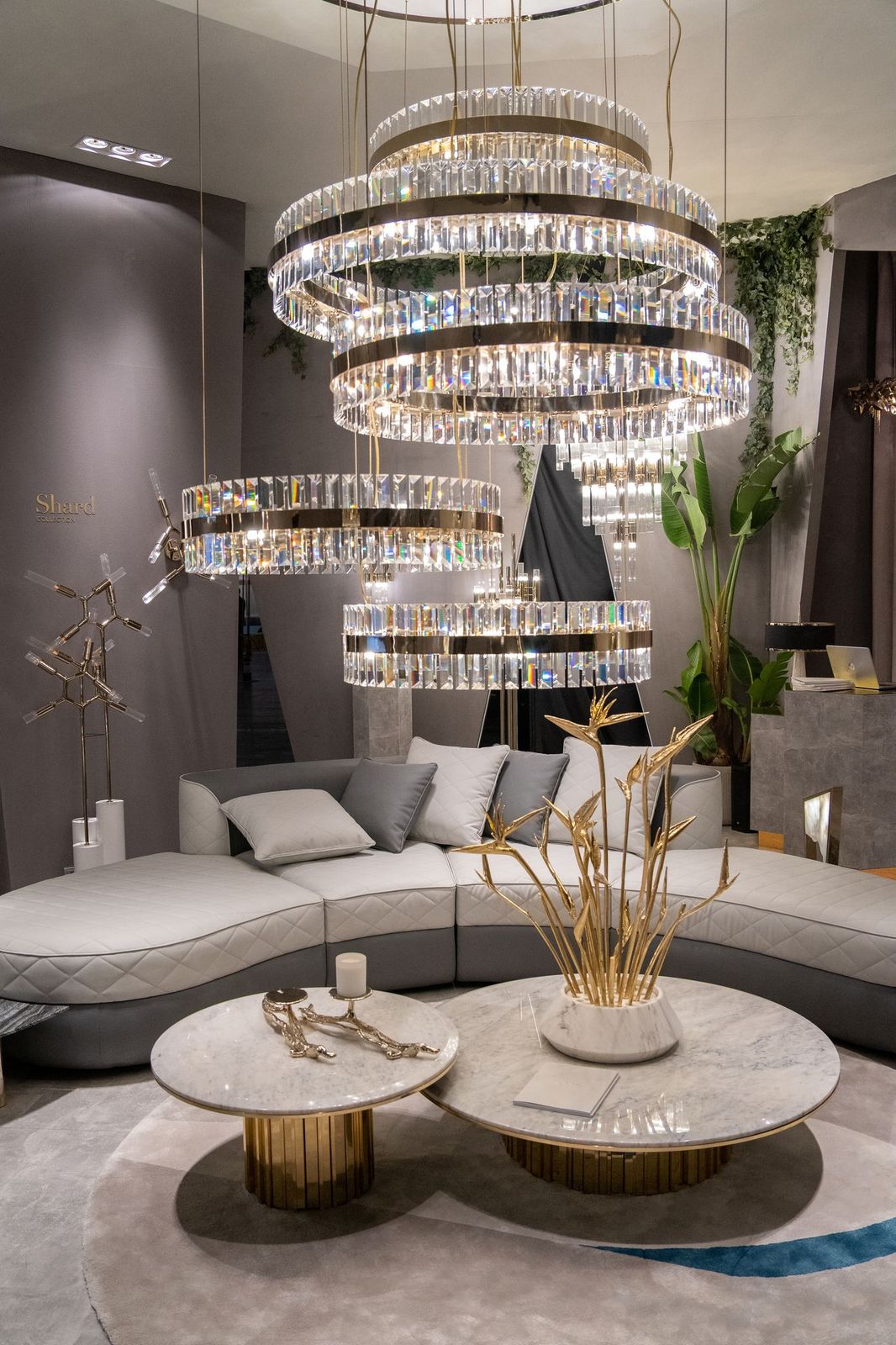 Liberty Slim Chandelier by Luxxu