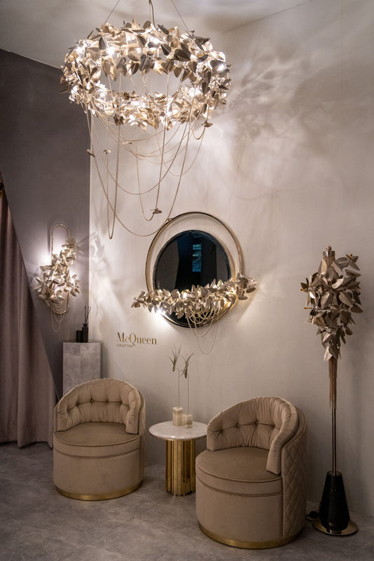 McQueen Round Chandelier by Luxxu