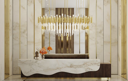 Waterfall Rectangular Suspensión by Luxxu