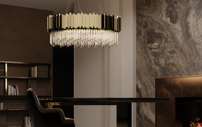 Empire Oval Suspension by Luxxu