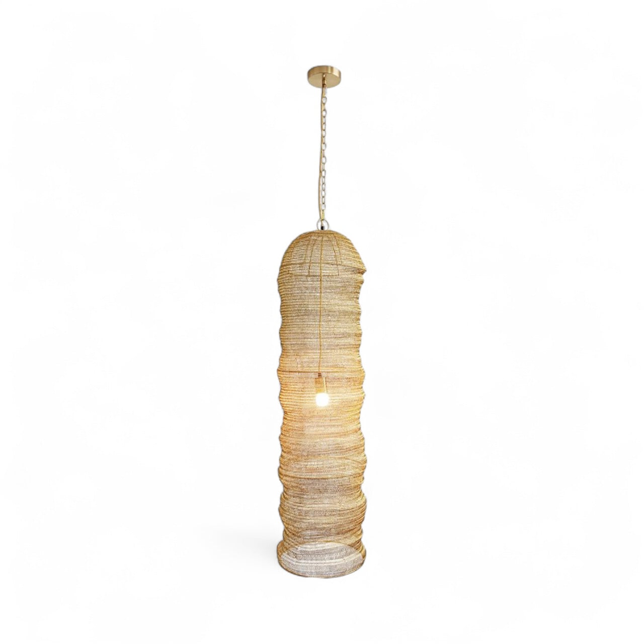 Chain Basket Pendant Light