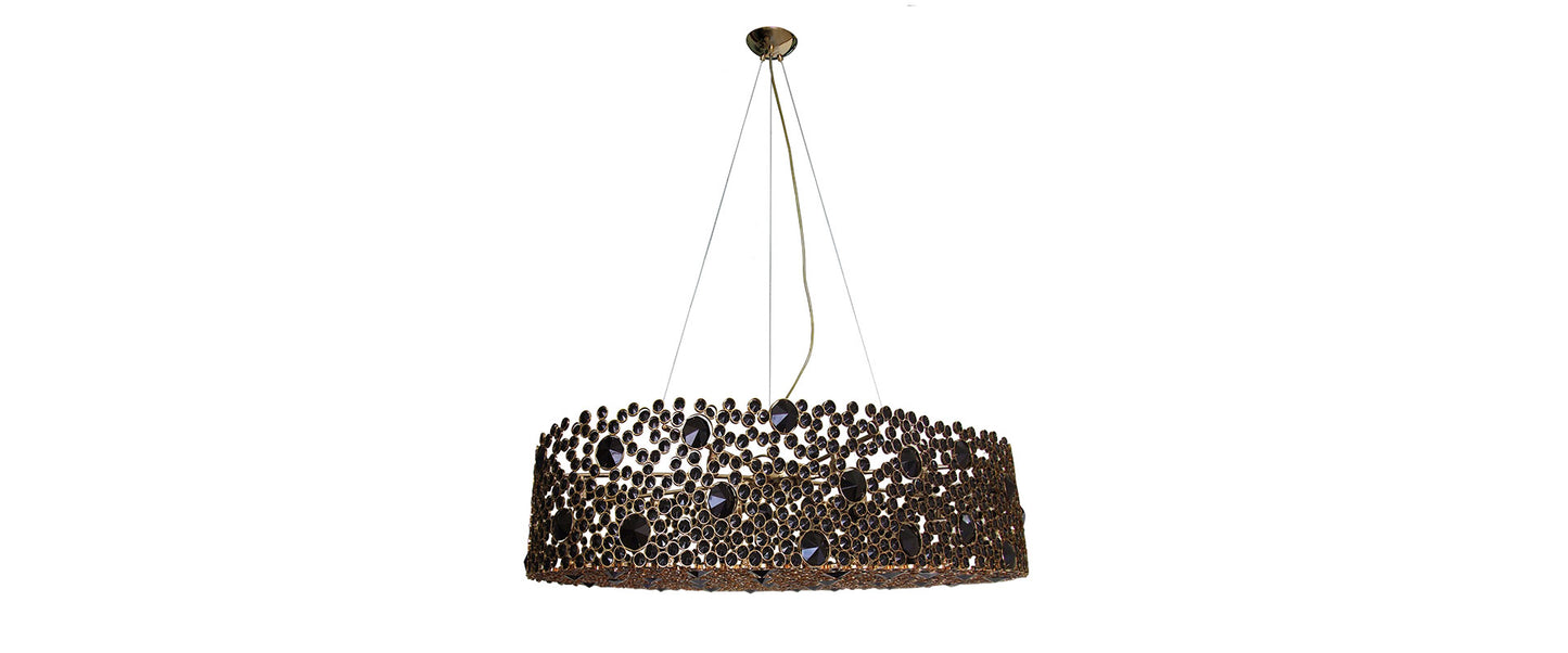 Eternity Oval Black Glass by Maison Valentina/Koket