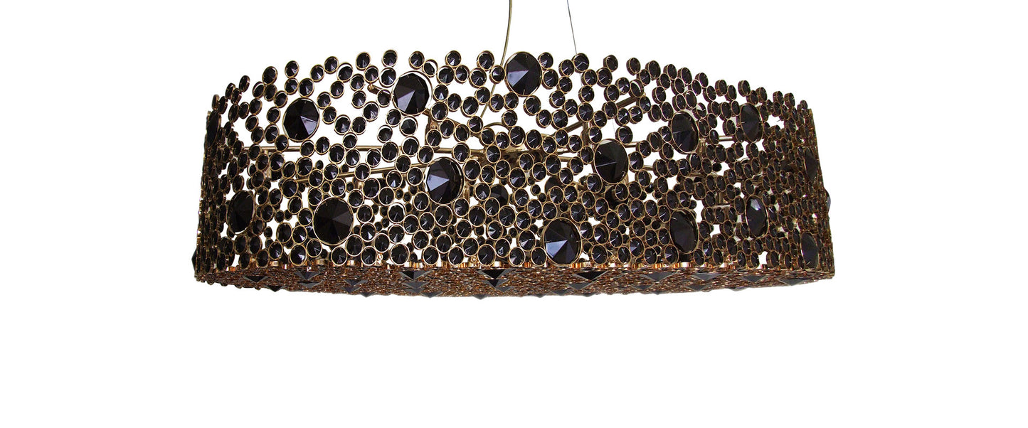 Eternity Oval Black Glass by Maison Valentina/Koket