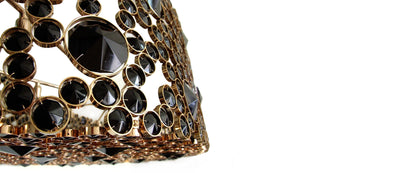 Eternity Oval Black Glass by Maison Valentina/Koket