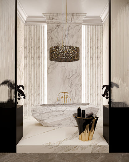 Eternity Oval Black Glass by Maison Valentina/Koket