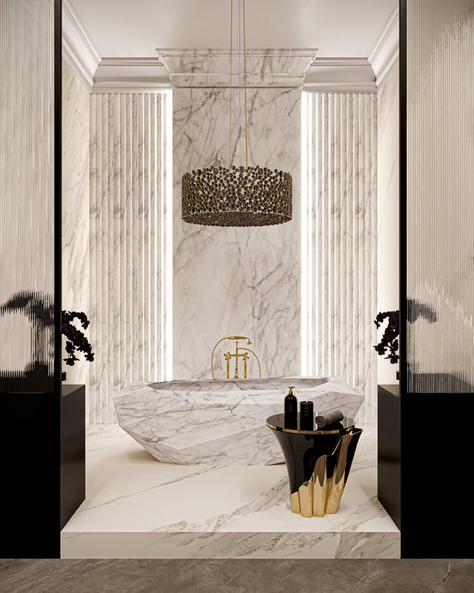 Eternity Oval Black Glass by Maison Valentina/Koket