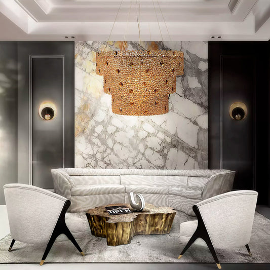 Eternity 3 Tier Chandelier by Koket