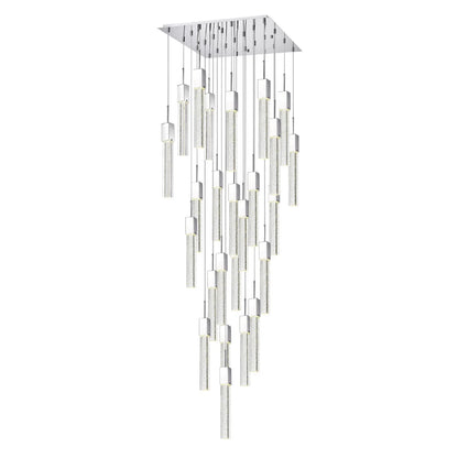 Sparkling Night Chandelier Vertical // XL 25 Lights